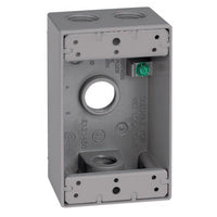 Sigma Electric New Work 18.3 cu in Rectangle Metallic 1 gang Weatherproof Box Gray