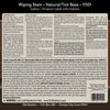 Old Masters Semi-Transparent Natural Tint Base Oil-Based Wiping Stain 1 gal (Pack of 2)