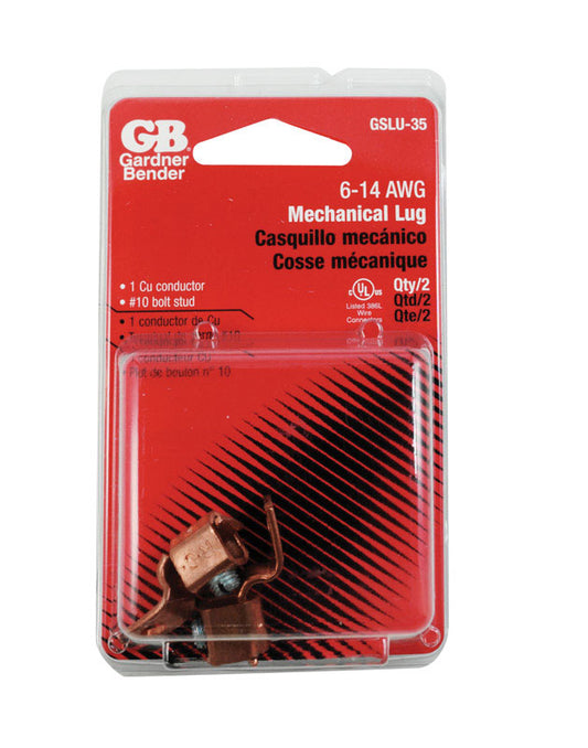 Gardner Bender 14-6 Ga. Copper Wire Aluminum to Copper Lug 2 pk