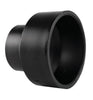 Charlotte Pipe 3 in. Hub X 4 in. D Hub ABS Coupling