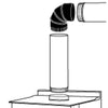Imperial Manufacturing 4 in. Dia. x 4 in. Dia. Adjustable 90 deg. Steel Stove Pipe Elbow (Pack of 4)