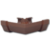 Amerimax 6.75 in. H x 5 in. W x 6.75 in. L Brown Vinyl Gutter Corner (Pack of 10)