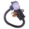 US Hardware 18 in. 50 amps RV Electrical Conversion Adapter 1 pk