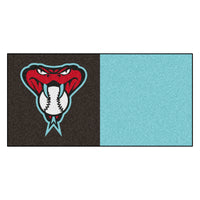 MLB - Arizona Diamondbacks Snake Team Carpet Tiles - 45 Sq Ft.