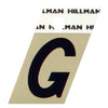 Hillman 1.5 in. Reflective Black Metal Self-Adhesive Letter G 1 pc (Pack of 6)