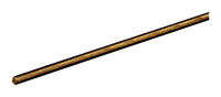 Boltmaster 0.164 in. Dia. x 12 in. L Threaded Brass Rod 1 pk