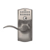 Schlage Satin Nickel Steel Electronic Keypad Entry Lock - Open Box