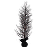 Celebrations Halloween Orange/Purple 100 ct 5 ft. LED Prelit Twiggy Halloween Tree Halloween Decor