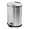 Honey-Can-Do 3.2 gal Silver Stainless Steel Step-On Trash Can