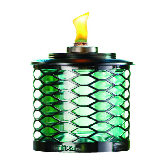 TIKI Convertible Blue Glass 65 in. Honeycomb Outdoor Torch 1 pc