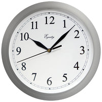 La Crosse Technology 10 in. L X 1 in. W Indoor Analog Wall Clock Plastic Silver