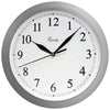 La Crosse Technology 10 in. L X 1 in. W Indoor Analog Wall Clock Plastic Silver