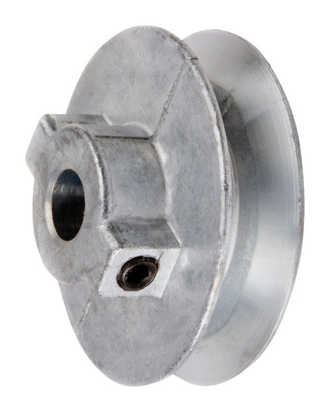 Chicago Die Cast 2 1/2 in. D Zinc Single V Grooved Pulley Chicago Die Cast 2 1/2 in. D Zinc Single V Grooved Pulley
