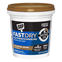 DAP Fast Dry Premium Ready to Use Off-White Spackling and Patching Compound 1 pt. (Pack of 12)