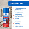 GE White Foam Gaps and Cracks Insulating Sealant 12 oz (Pack of 12)