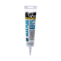 DAP Alex Plus White Acrylic All Purpose Caulk 5.5 oz. (Pack of 12)