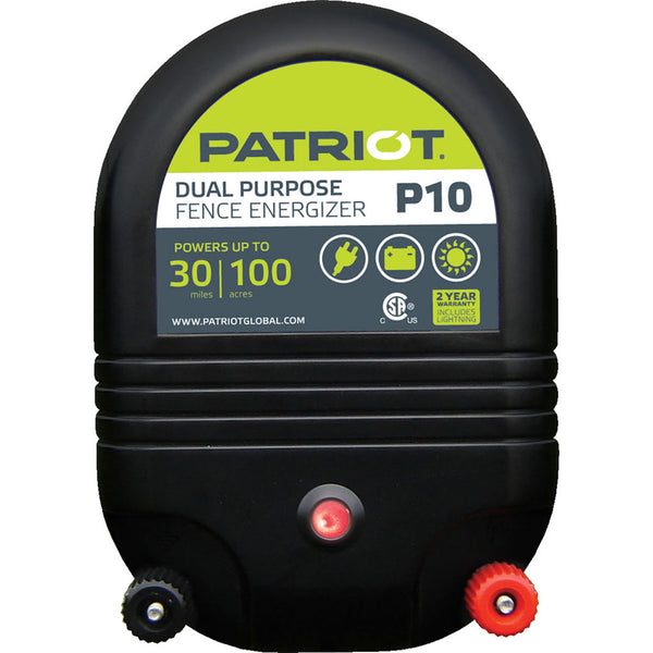 Energizador de cercas de doble propósito Patriot