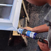 GE Supreme White Silicone Window and Door Sealant 10.1 oz (Pack of 12)