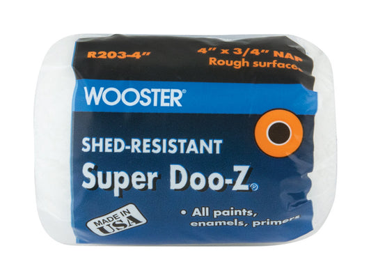 Wooster Super Doo-Z Fabric 4 in. W X 3/4 in. Regular Paint Roller Cover 1 pk