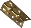 National Hardware 2-1/2 in. H X 3/4 in. W Brass Steel Inside Corner Brace