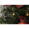 Celebrations 2 ft. Full LED 35 ct Twig Pine Bow Color Changing Porch Bush