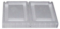 Construction Metals 5.5 in. H x 7.75 in. W White Polystyrene Vent Plug (Pack of 45)
