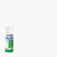 Rust-Oleum Tub and Tile Gloss White Spray Paint 12 oz (Pack of 6)