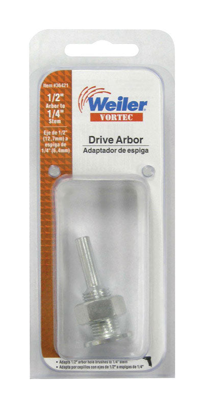 Weiler Vortec 1/2 in. Cable Twist Drive Arbor 1 pc