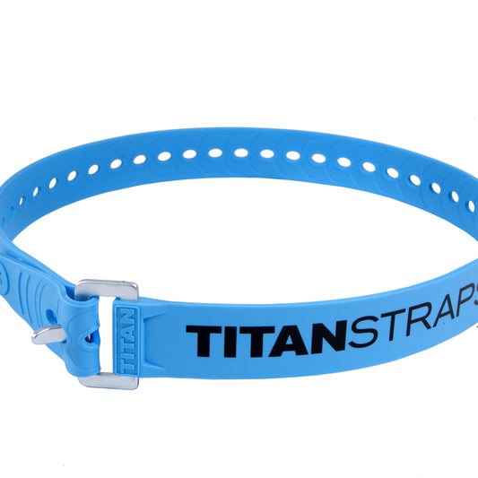 TitanStraps Industrial 1 in. W x 30 in. L Blue Tie Down Strap 70 lb. 1 pk