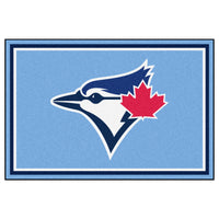 MLB - Toronto Blue Jays Light Blue 5ft. x 8 ft. Plush Area Rug