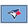 MLB - Toronto Blue Jays Light Blue 5ft. x 8 ft. Plush Area Rug