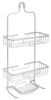 Zenna Home 22.5 in. H X 11 in. W X 4.75 in. L Satin Nickel Silver Shower Caddy