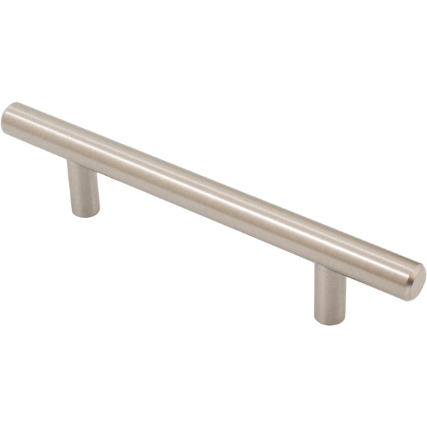 Tirador para mueble bar, 96 milímetros, longitud total de 156 mm, níquel satinado, de Stone Harbor Hardware
