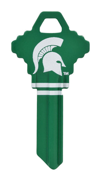 Hillman College Painted Key House/Office Universal Key Blank Single (Pack of 6).