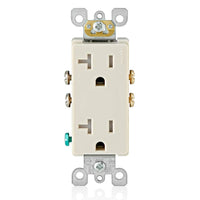 Leviton Decora 20 amps 125 V Duplex Light Almond Tamper Resistant Outlet 5-20R 1 pk