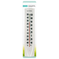 La Crosse Technology Thermometer Plastic White 15.15 in.