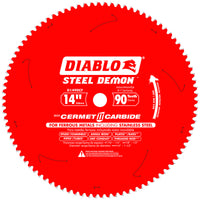 Diablo Steel Demon 14 in. Dia. x 1 in. Cermet Carbide Circular Saw Blade 90 teeth 1 pk