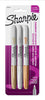Sharpie Metallic Assorted Fine Tip Markers 3 pk (Pack of 6)