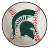 Michigan State University Baseball Rug - 27in. Diameter