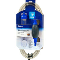 Aqueon Siphon Vacuum Gravel Cleaner Large 10 Inch with Bulb Primer and 6 Foot Hose for 15 to 55 Gallon Aquariums Water Change and Gravel Cleaning