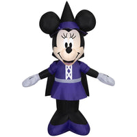 Disney 4 ft. Prelit Minnie as Witch Inflatable