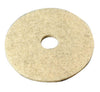 3M Natural Blend 20 in. Dia. Non-Woven Natural/Polyester Fiber Buffer Pad Tan (Pack of 5) - Open Box