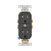 Leviton 20 amps 125 V Duplex Black Outlet 5-20R 1 pk - Deal of The Week
