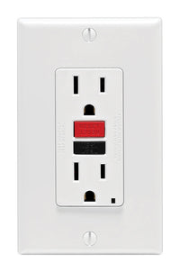 Leviton SmartlockPro 15 amps 125 V Duplex White GFCI Outlet 5-15R 1 pk - Open Box