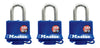Master Lock 1-5/16 in. H X 1 in. W Vinyl Covered Steel Double Locking Padlock Keyed Alike