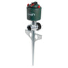 Orbit 56565 Green Compact Gear Drive Sprinkler On Metal Step-Spike