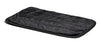 Pet Mat, Black Synthetic Fur, 42-In.