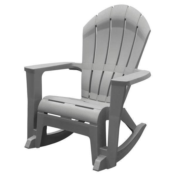 Mecedora Adirondack Adams Big Easy Westport con marco de resina gris
