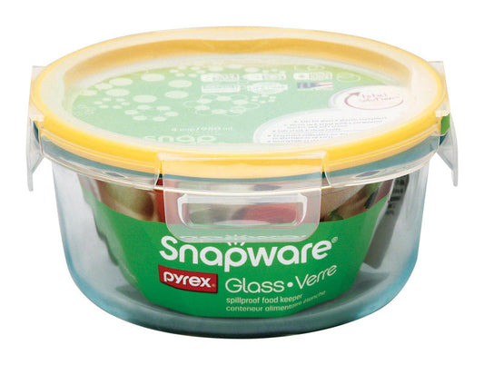 Snapware 4 cups Lock Top Container 1 pk Multicolored (Pack of 4)