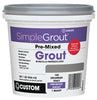 Custom Building Products SimpleGrout Indoor White Grout 1 qt. (Pack of 6)